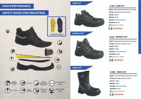 SHIYO SAFETY SHOE S-801 LOW CUT - Image 5