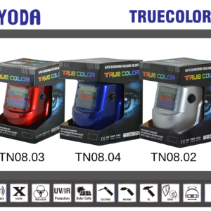 True Color Technology Automatic Darkening Solar Powered Welding Helmet.