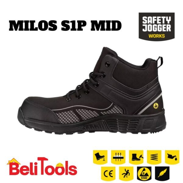 SAFETY JOGGER MILOS S1P MID S1P,PS,SR,ESD - Image 2
